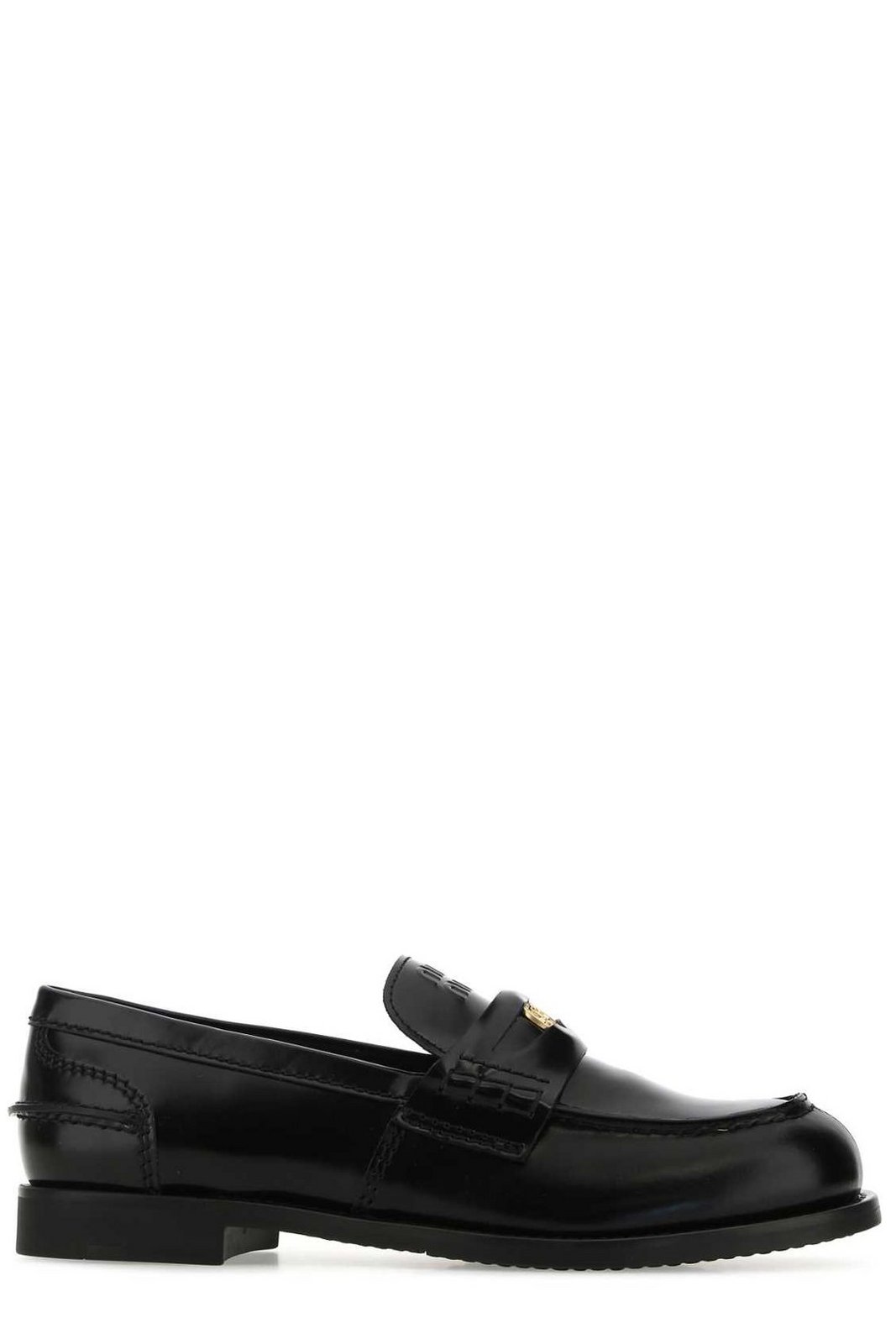 Miu Miu Round Toe Penny Loafers