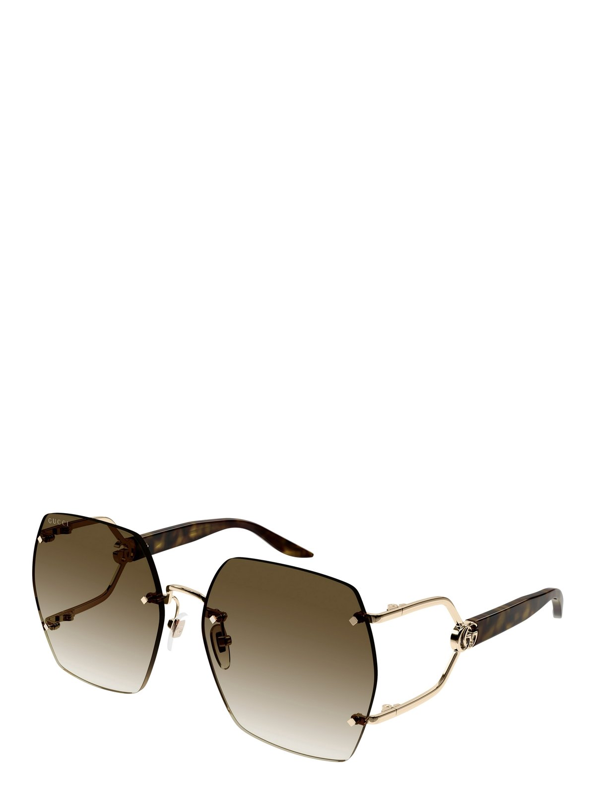 Gucci Eyewear Geometric Frame Sunglasses