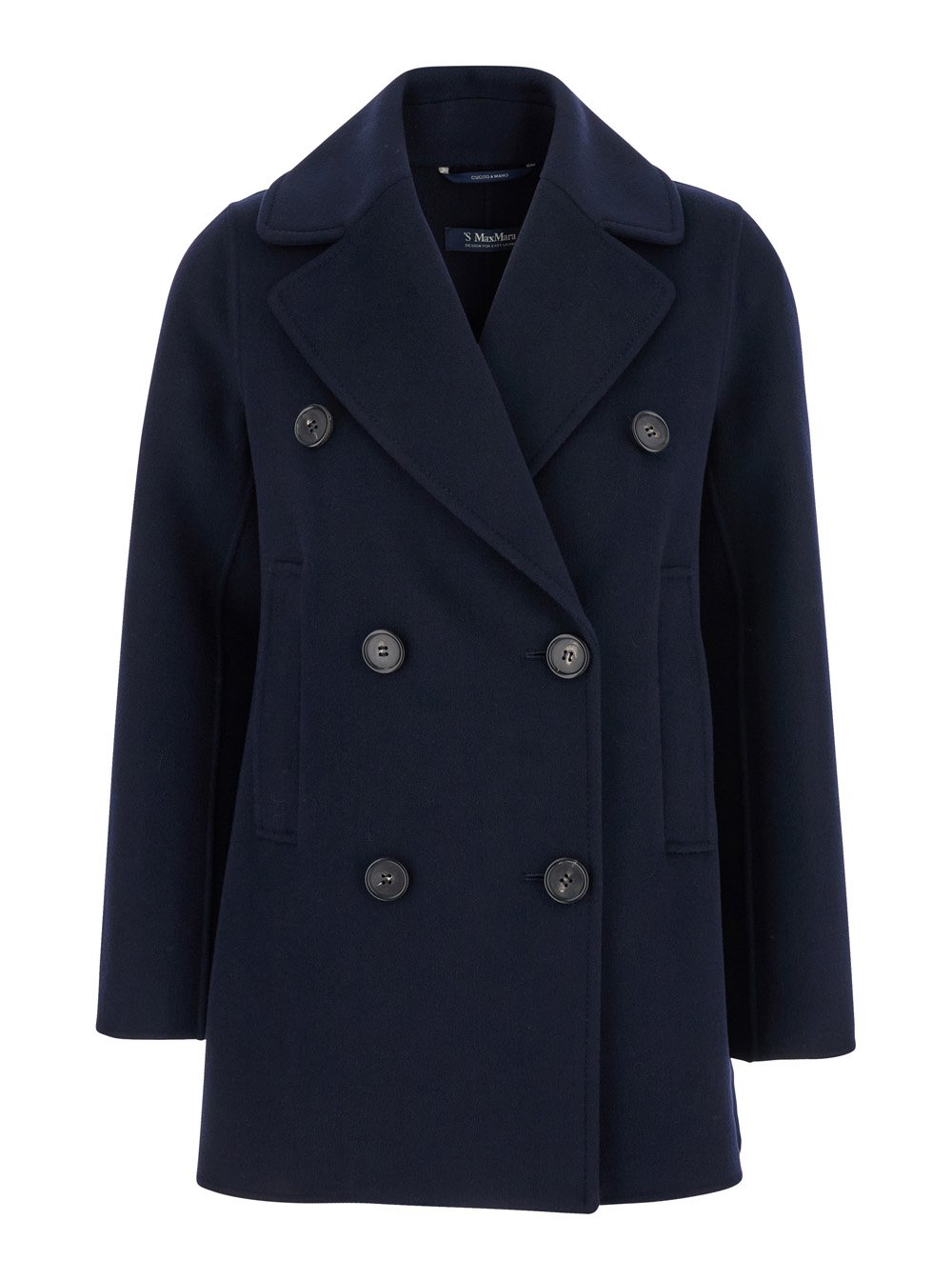'S Max Mara Caban Double-Breasted Coat