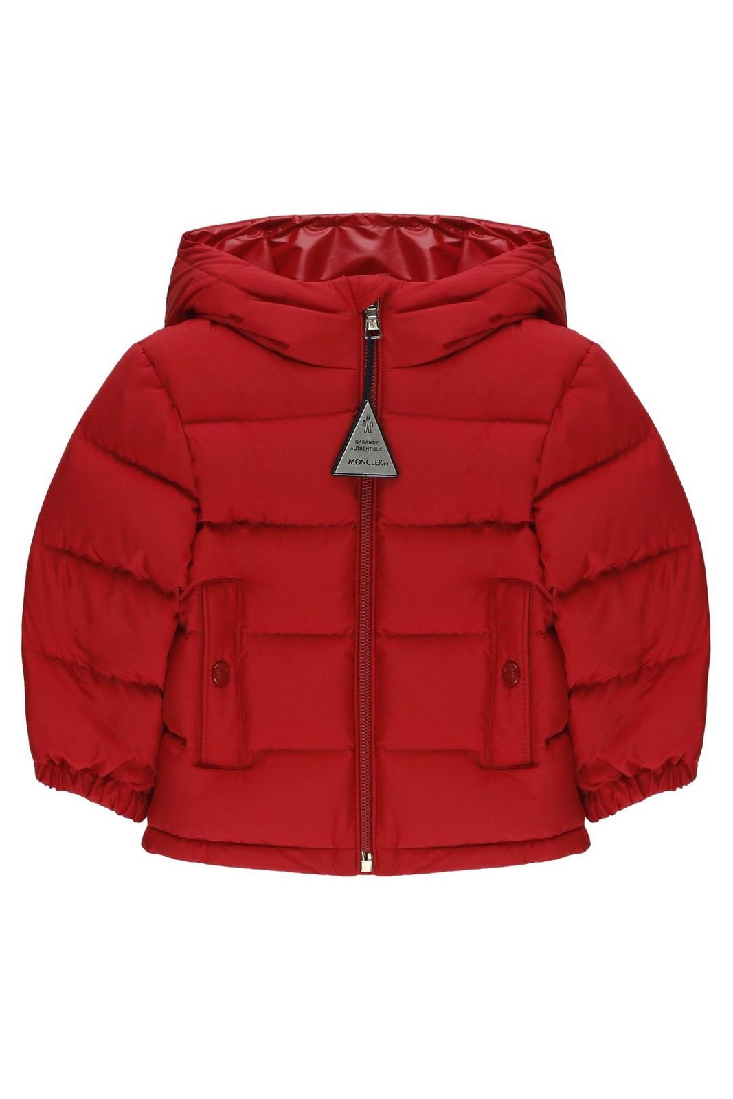Moncler Enfant Zip-Up Hooded Puffer Jacket