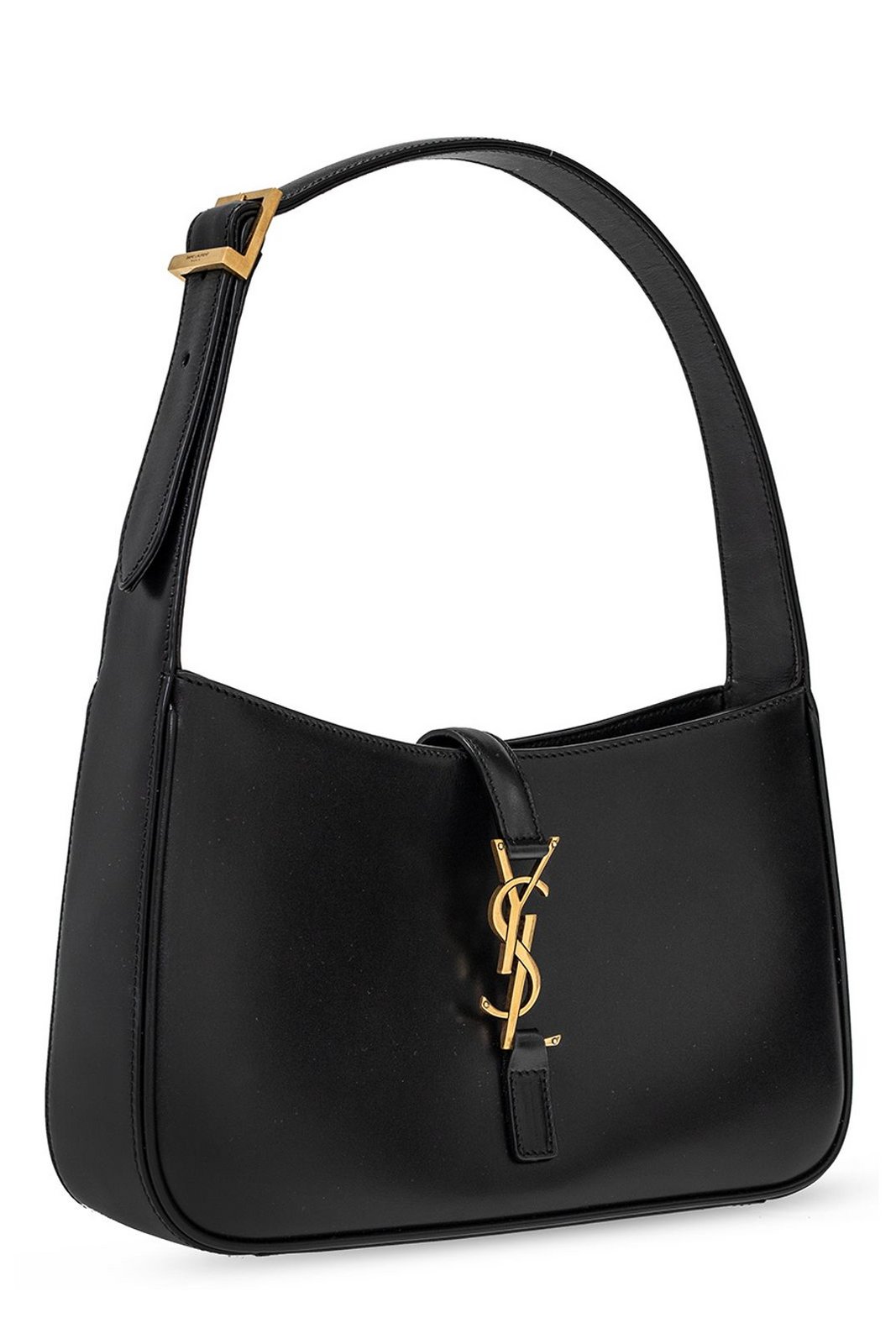 Saint Laurent Le 5 À 7 Logo Plaque Hobo Bag