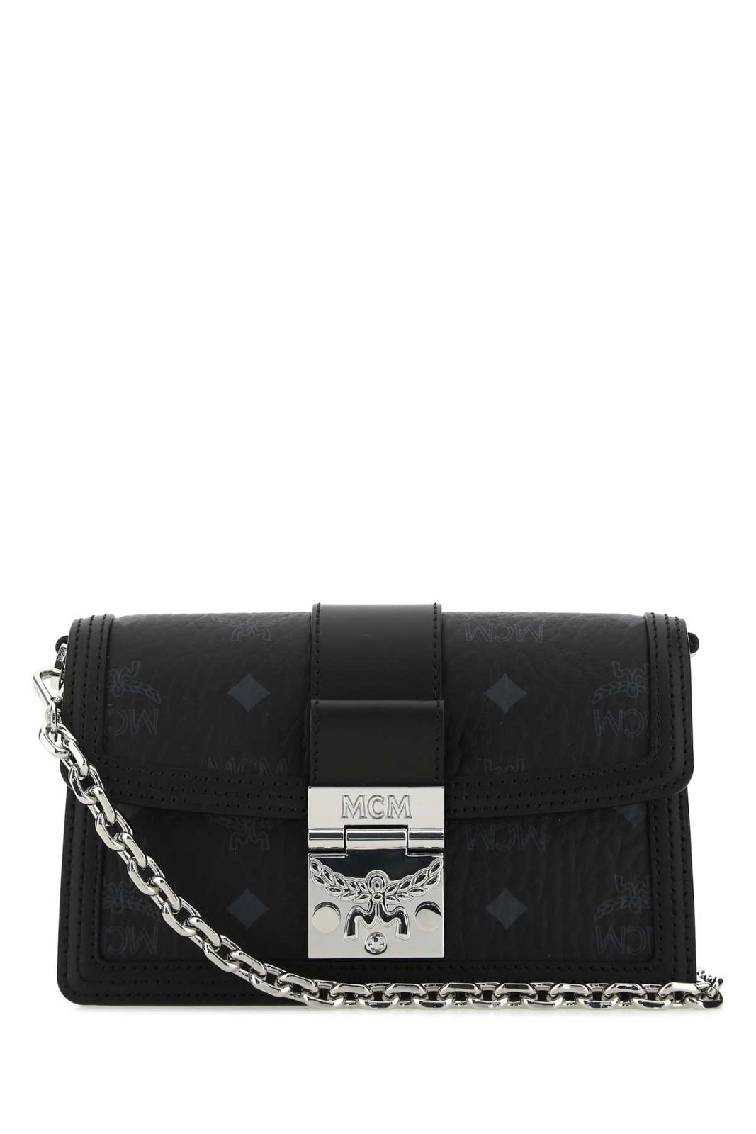 MCM Logo Detailed Chained Shoulder Bag
