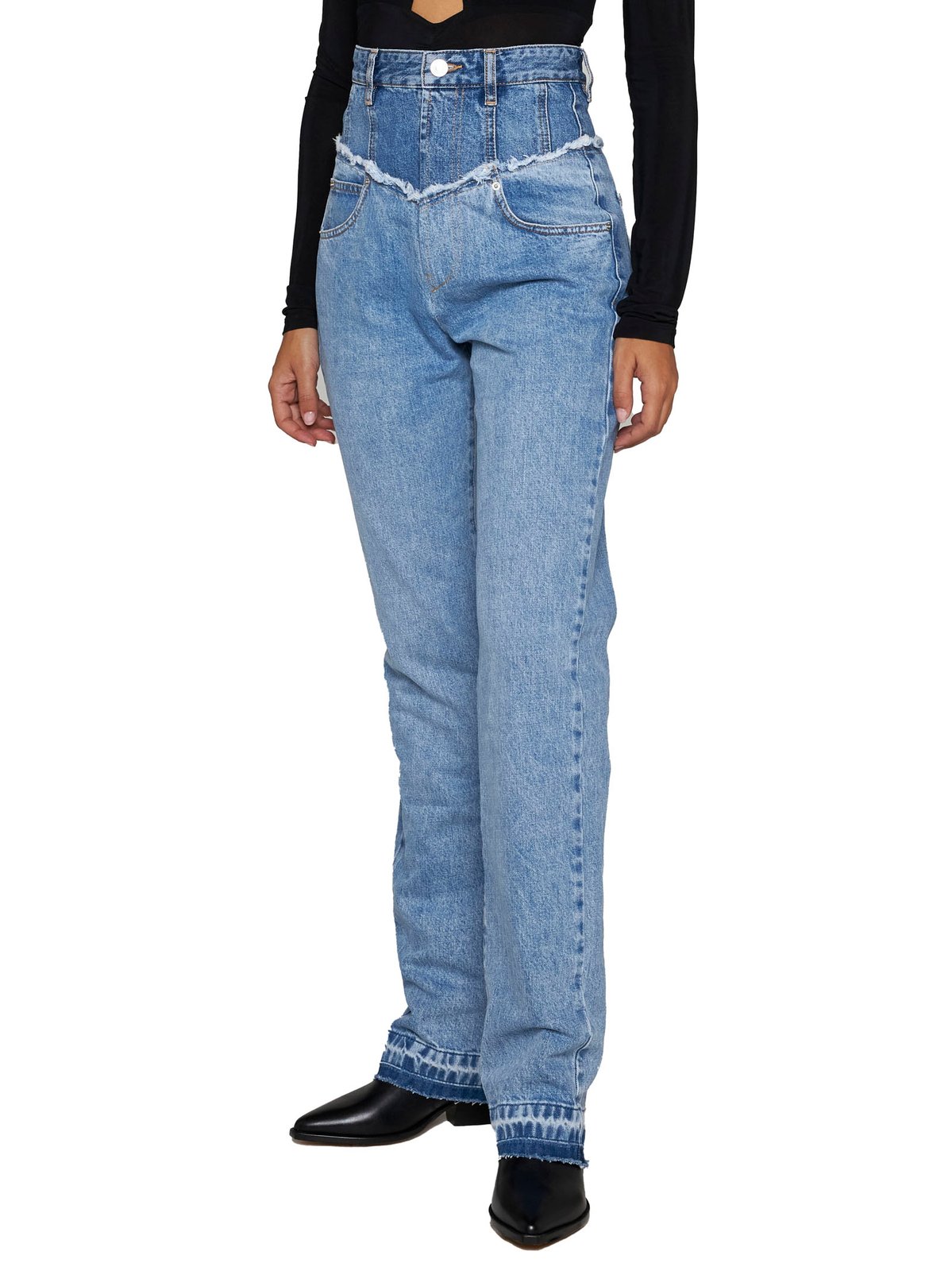 Isabel Marant Noemie High-Waist Jeans – Cettire