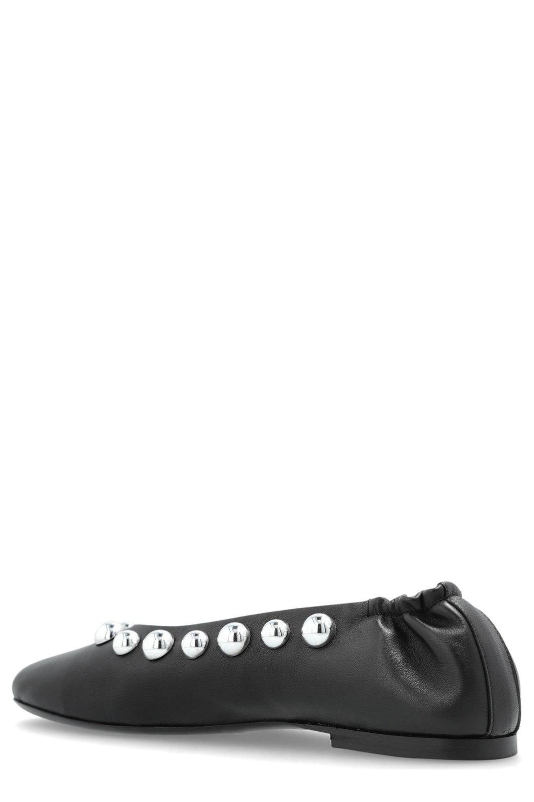 Iro Studded Round Toe Ballet Flats