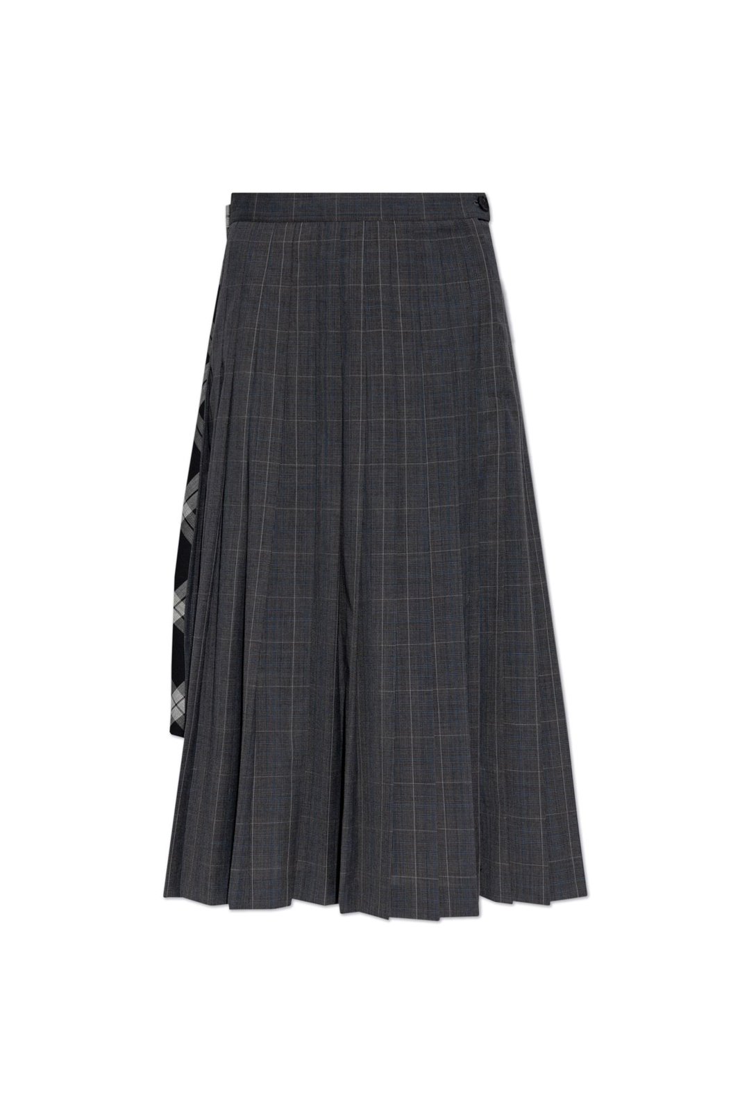 Balenciaga Panelled Pleated Skirt