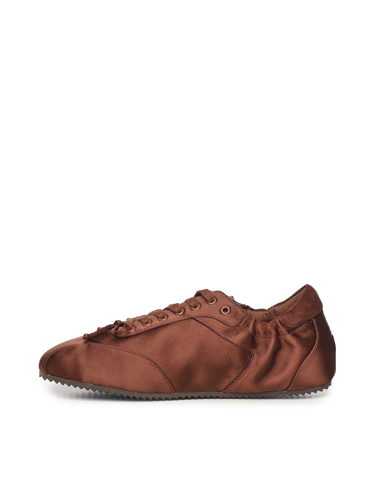 Bibi Lou Satin Lace-Up Sneakers