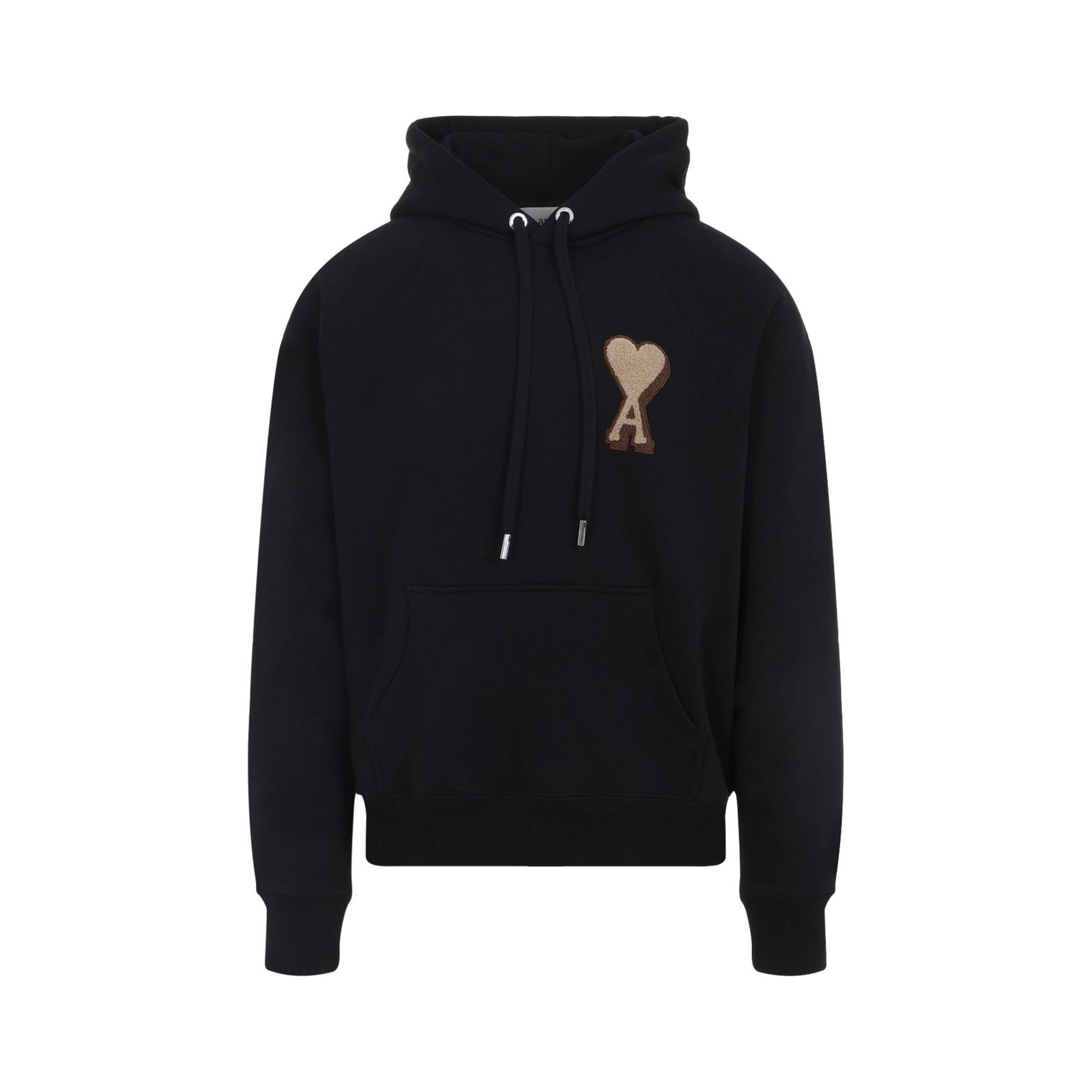 AMI Paris Logo Patch Hoodie