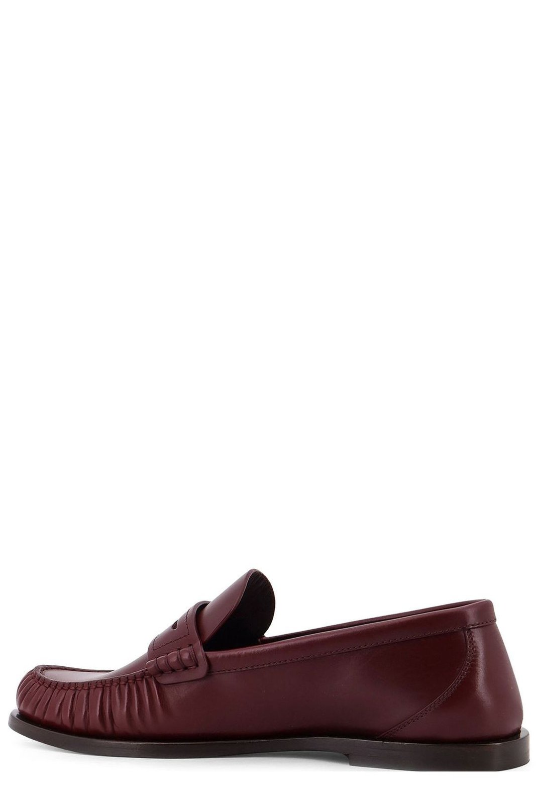 Saint Laurent Laurent Logo Plaque Slip-On Loafers