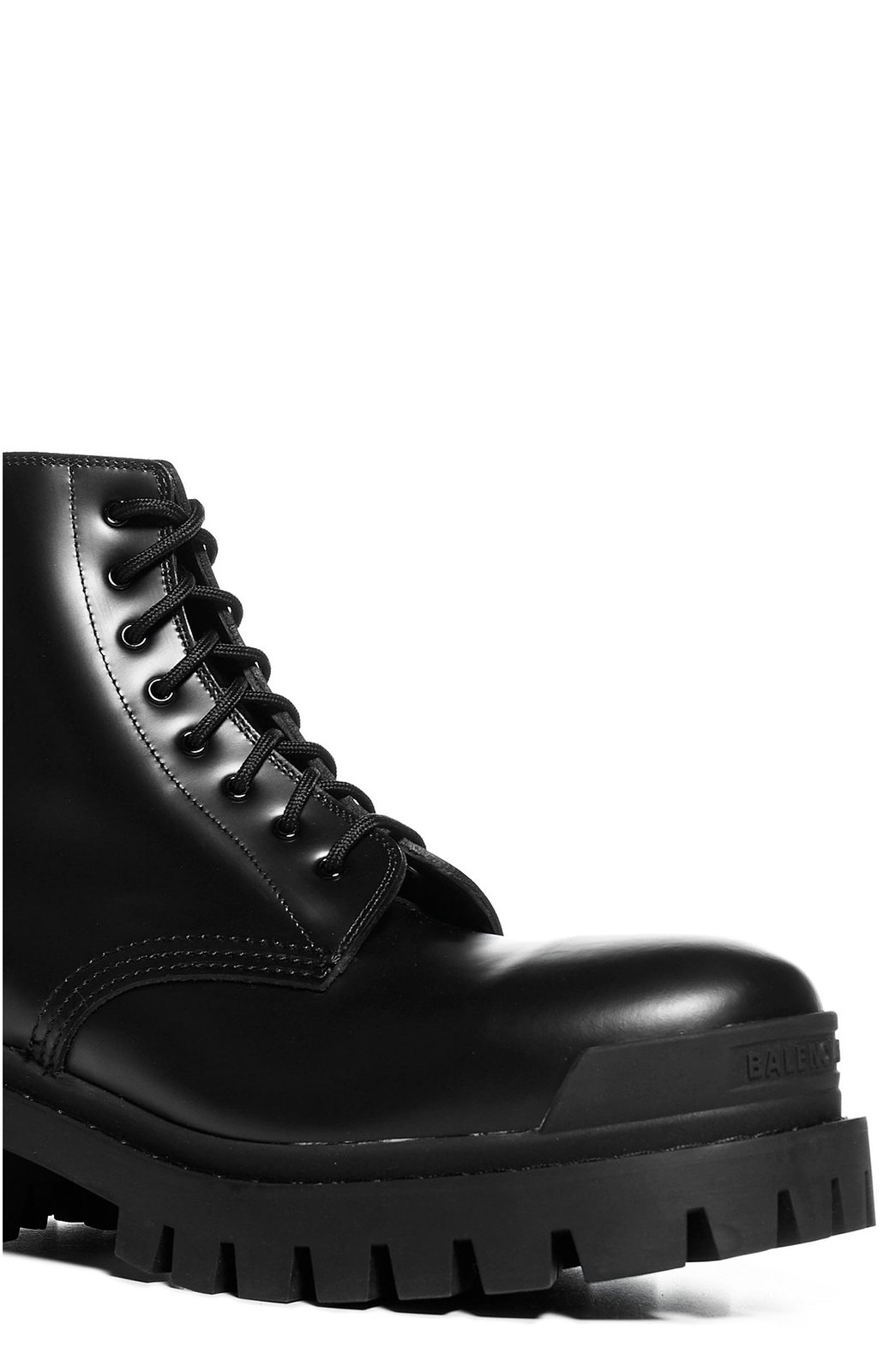 BALENCIAGA Strike boots ストライク Men's Combat Strike Boot in Black | Balenciaga US