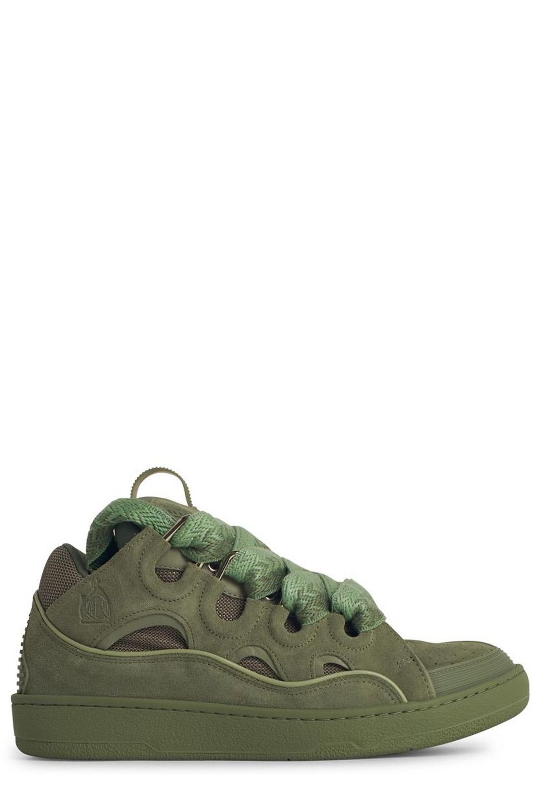 Lanvin Curb Lace-Up Sneakers
