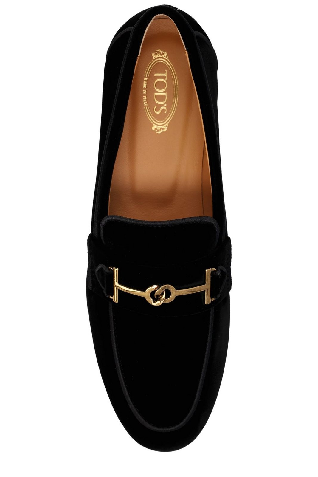 Tod's Round Toe Velvet Loafers
