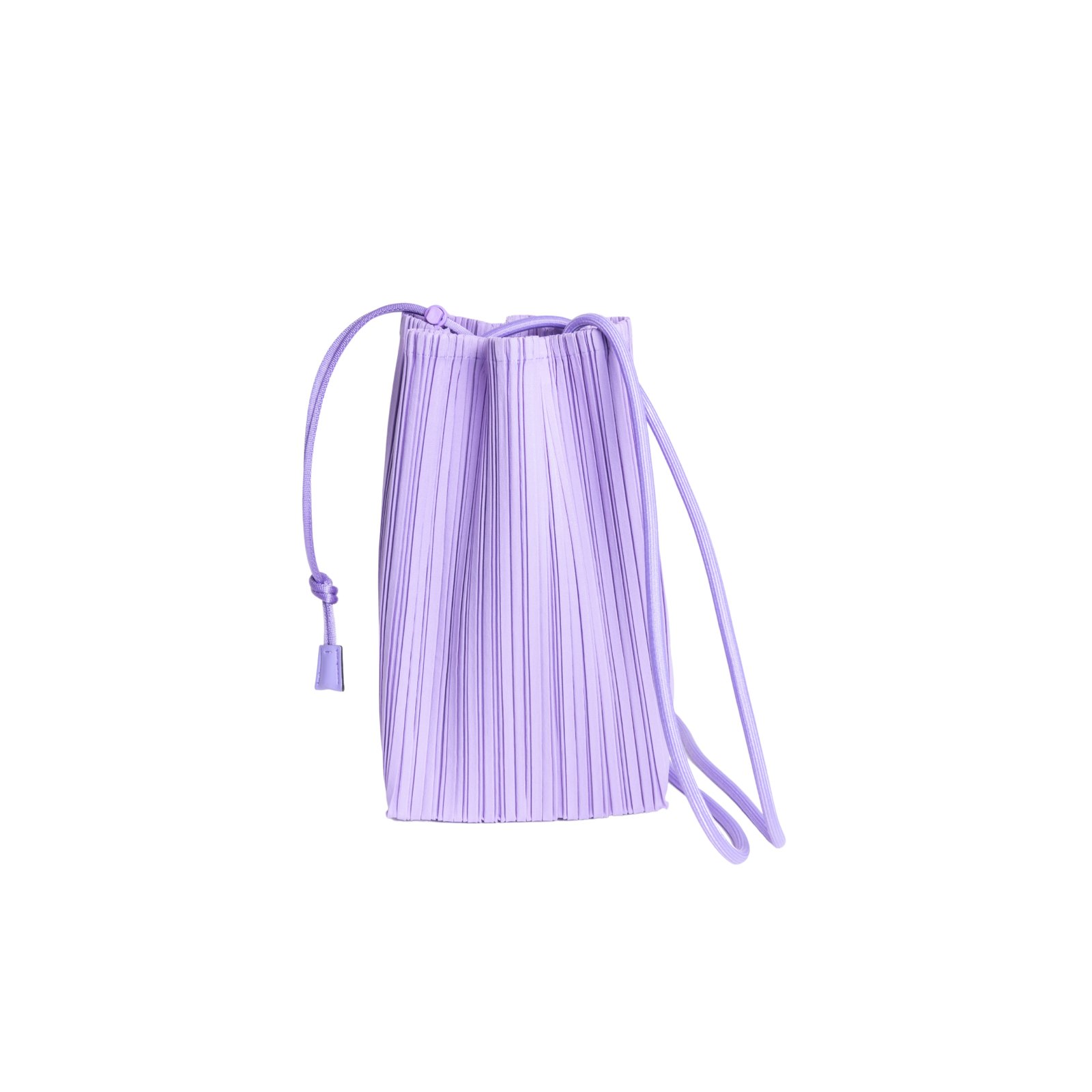 Pleats Please Issey Miyake Pleated Drawstring Tote Bag