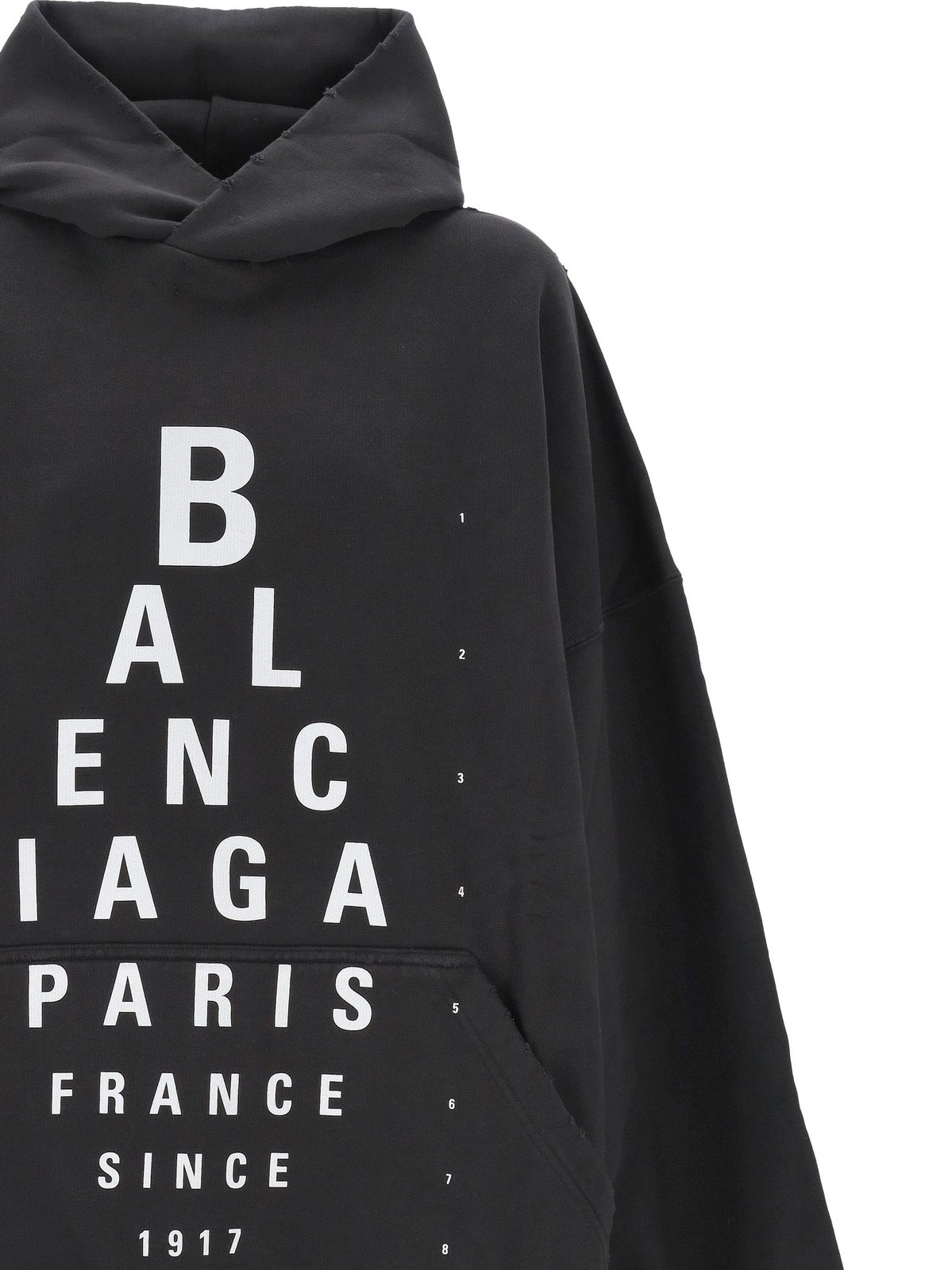 Balenciaga Optical Logo Printed Hoodie