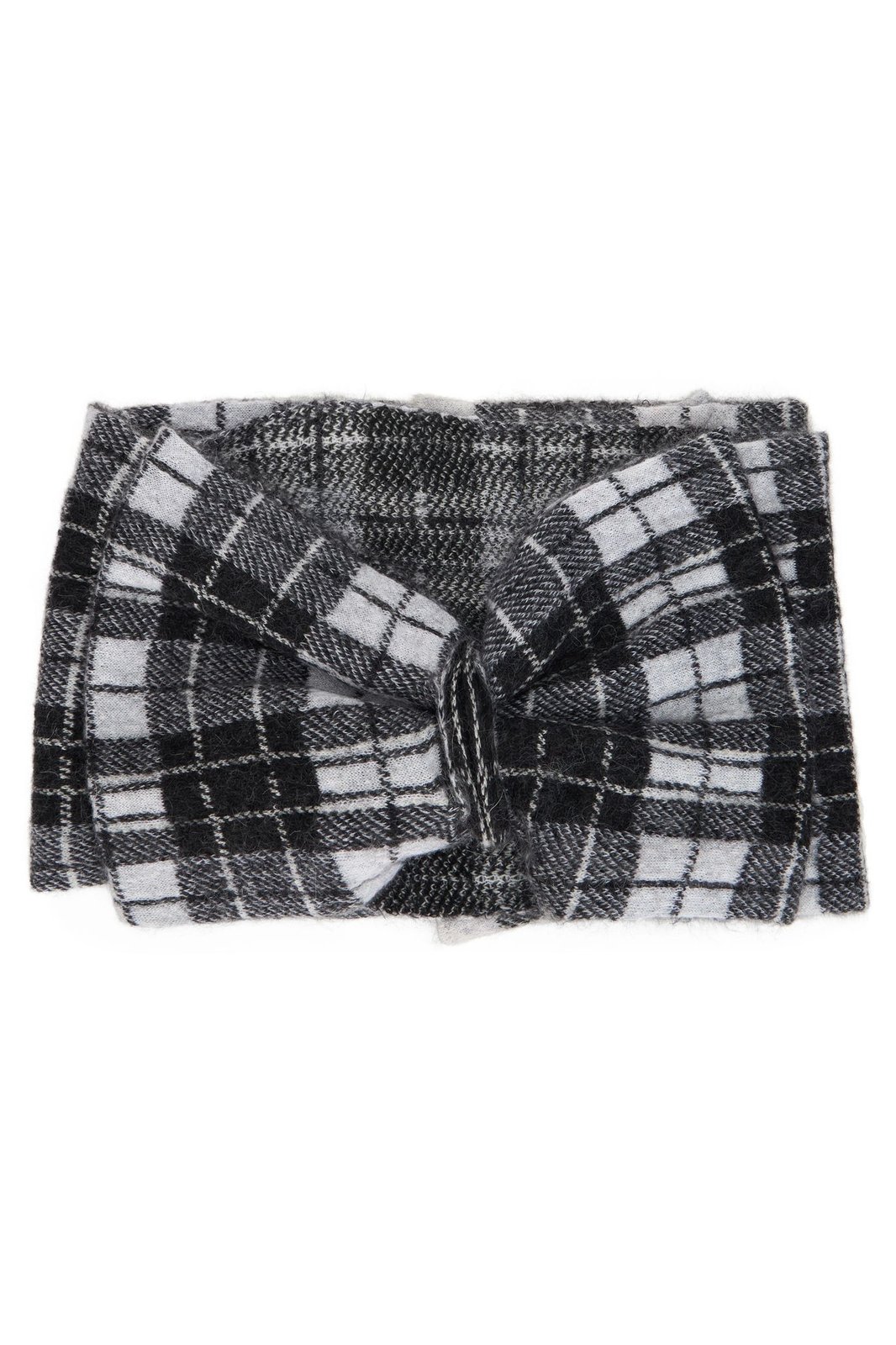 레드발렌티노 체크 리본 디테일 헤어밴드 WR3KZ00W63B 0NO