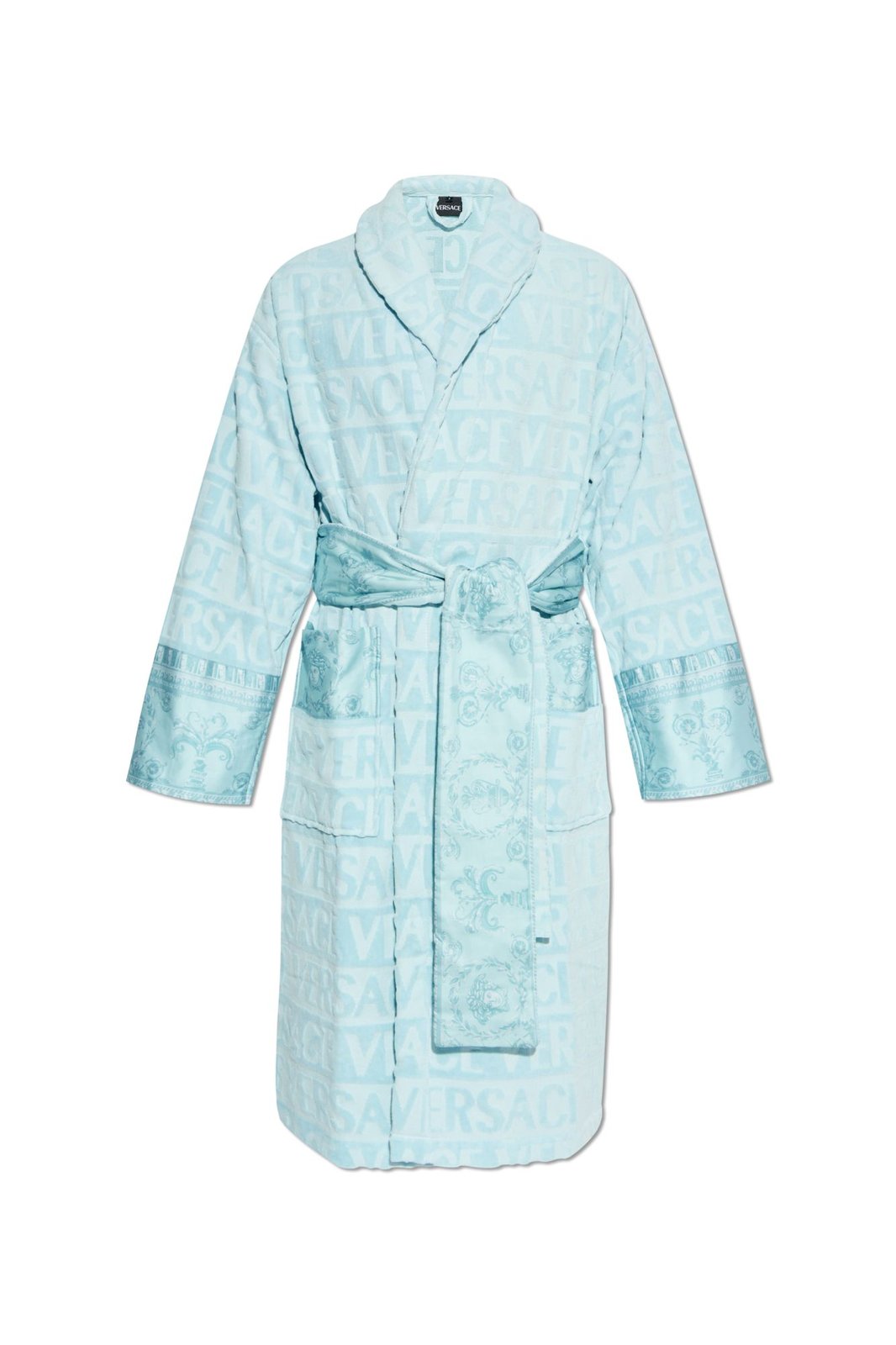 Versace I Love Baroque Belted Bathrobe