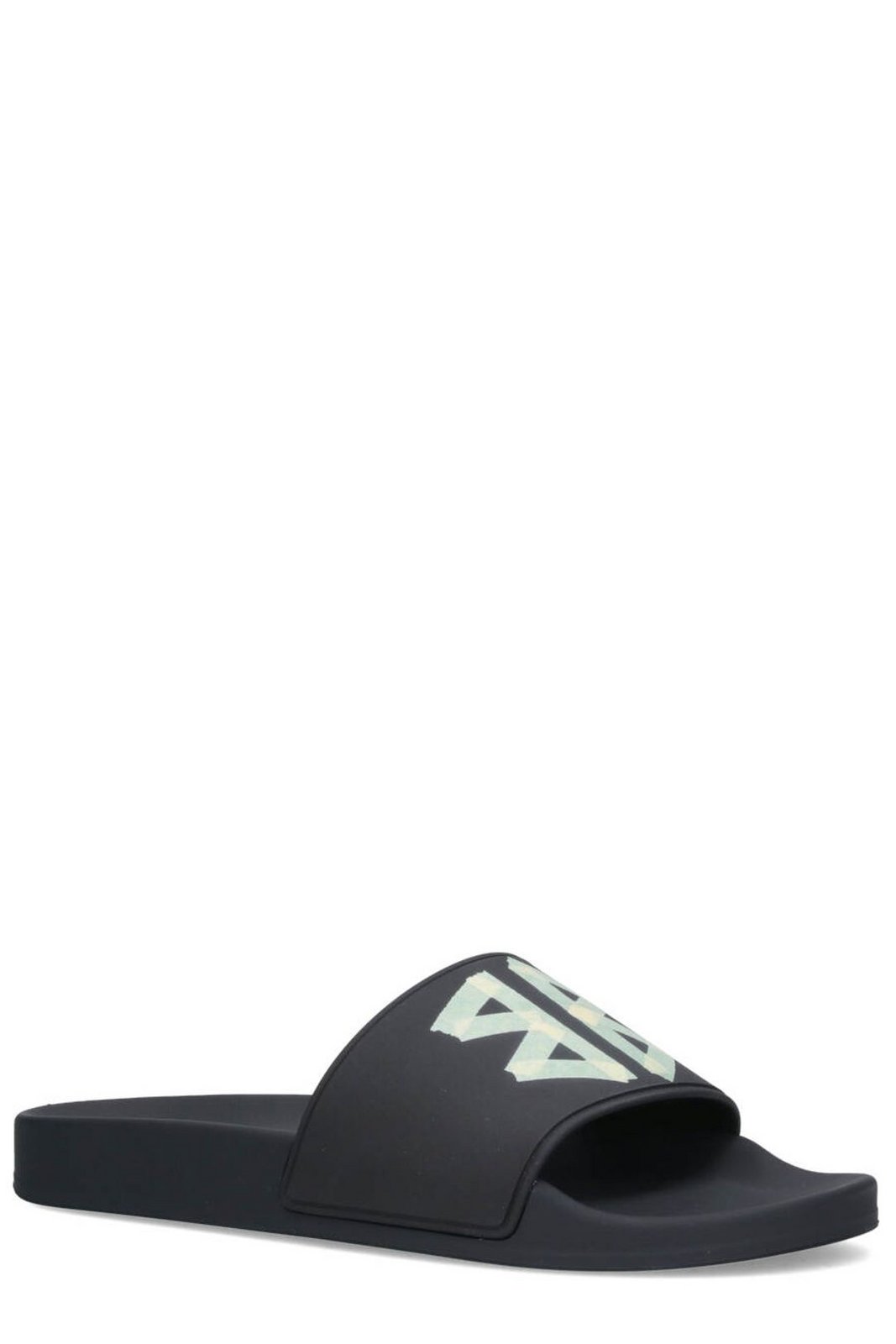 Balenciaga BB Logo Pool Slide Sandals