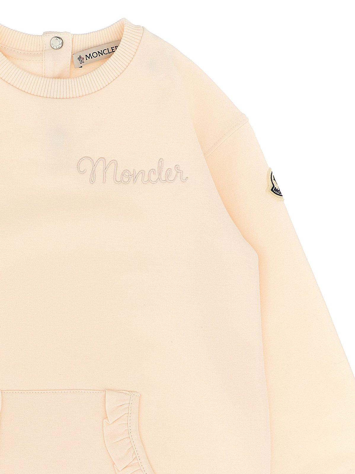 Moncler Enfant Logo Embroidered Dress