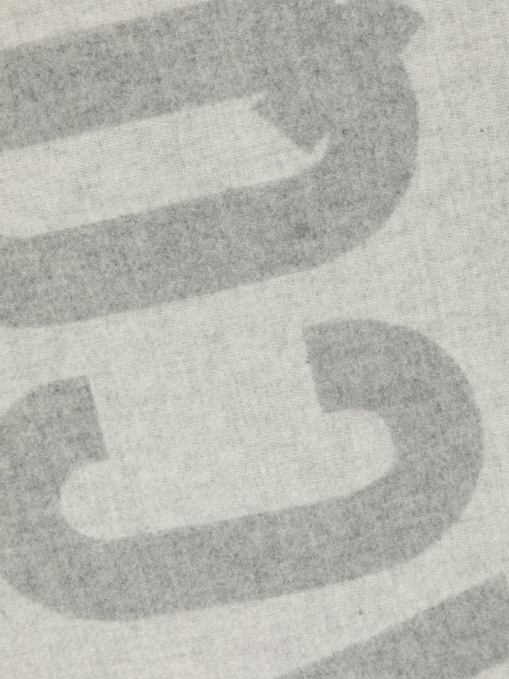 Jacquemus Logo Jacquard Fringed Edge Scarf