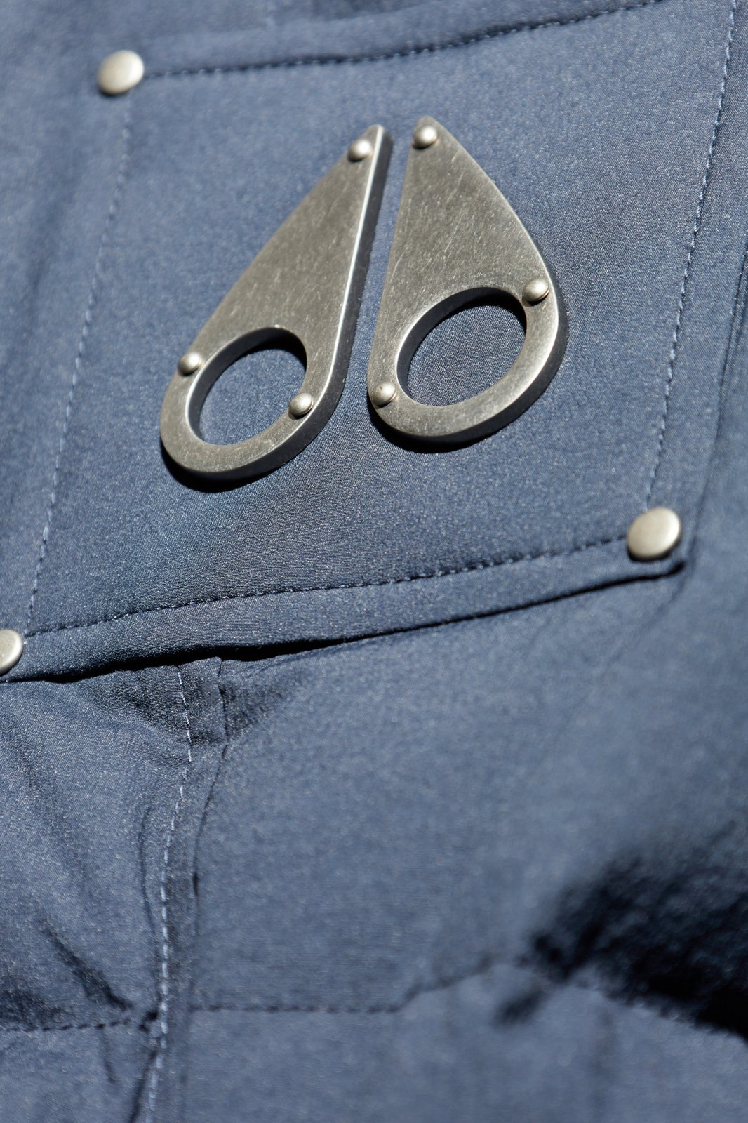 Moose Knuckles Logo Plaque Puffer Vest