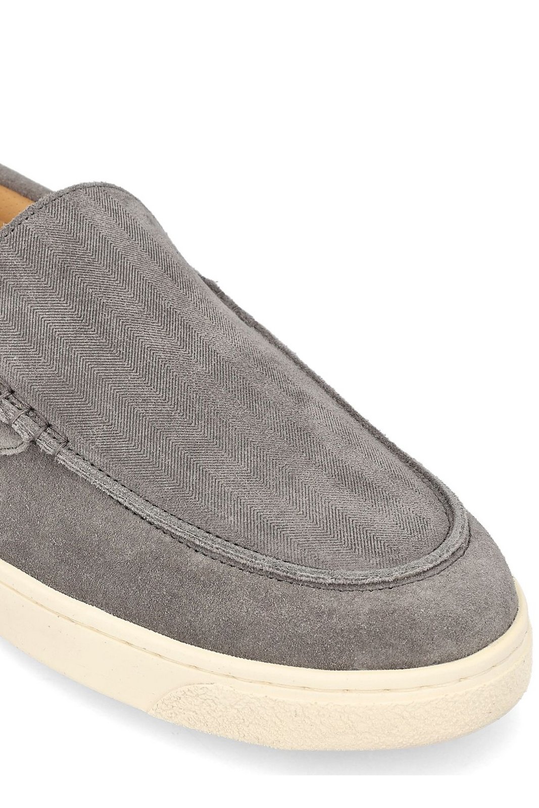 Brunello Cucinelli Round Toe Slip-On Loafers