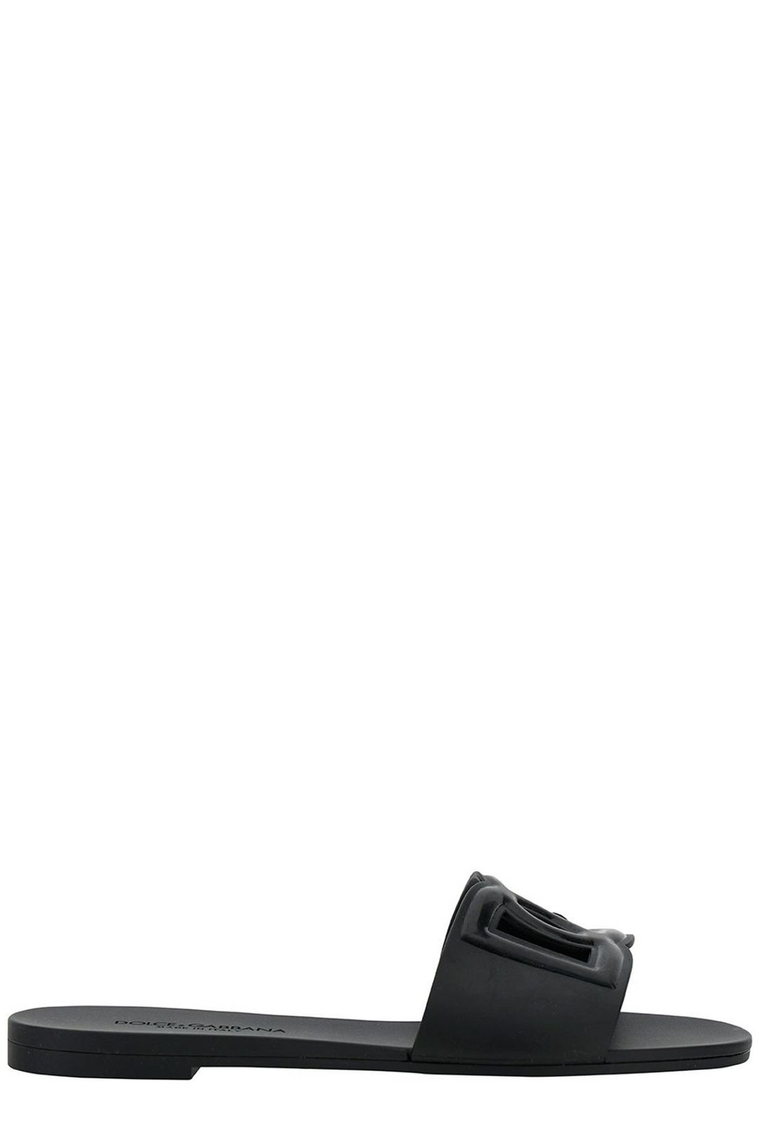 Dolce & Gabbana Logo Cut-Out Open-Toe Slides