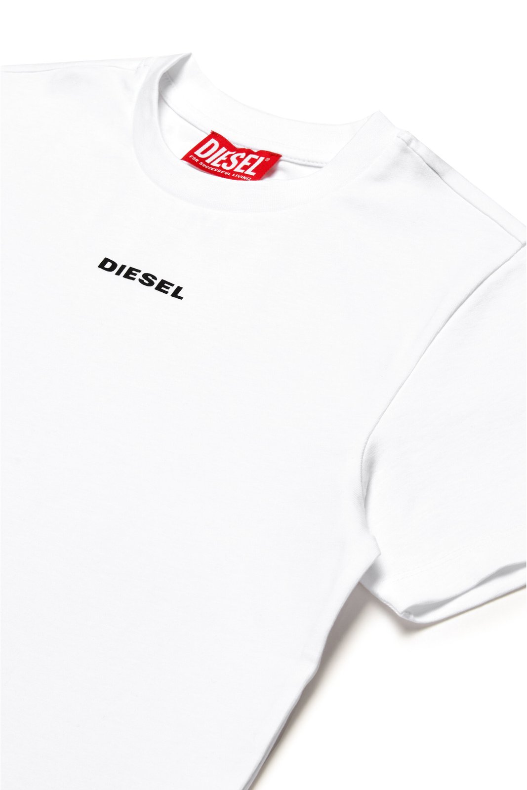 Diesel Kids Logo Printed Crewneck T-Shirt