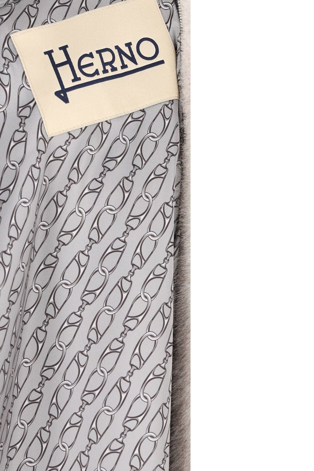 Herno Drawstring Hooded Shearling Coat