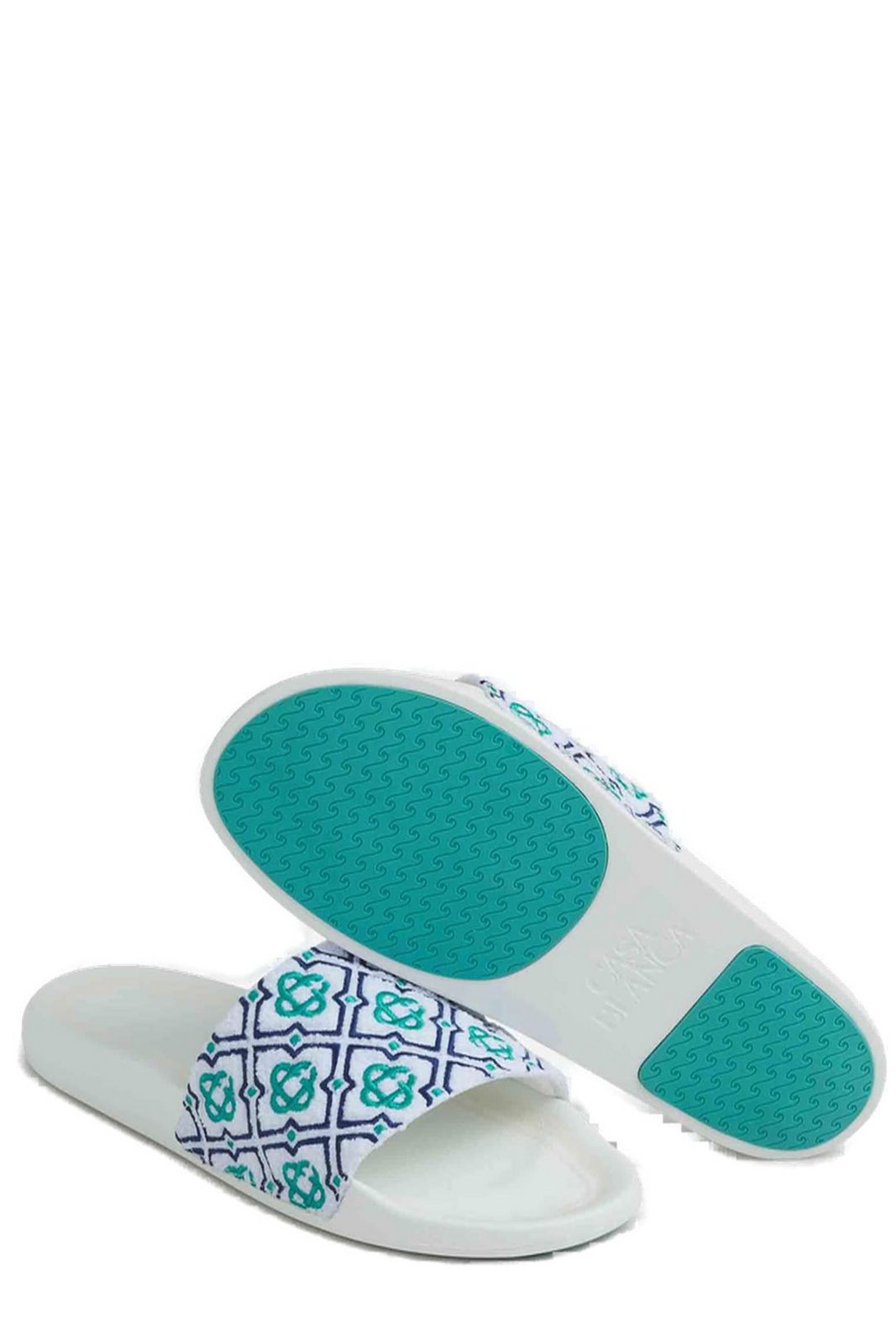 Casablanca Monogram Towelling Sliders