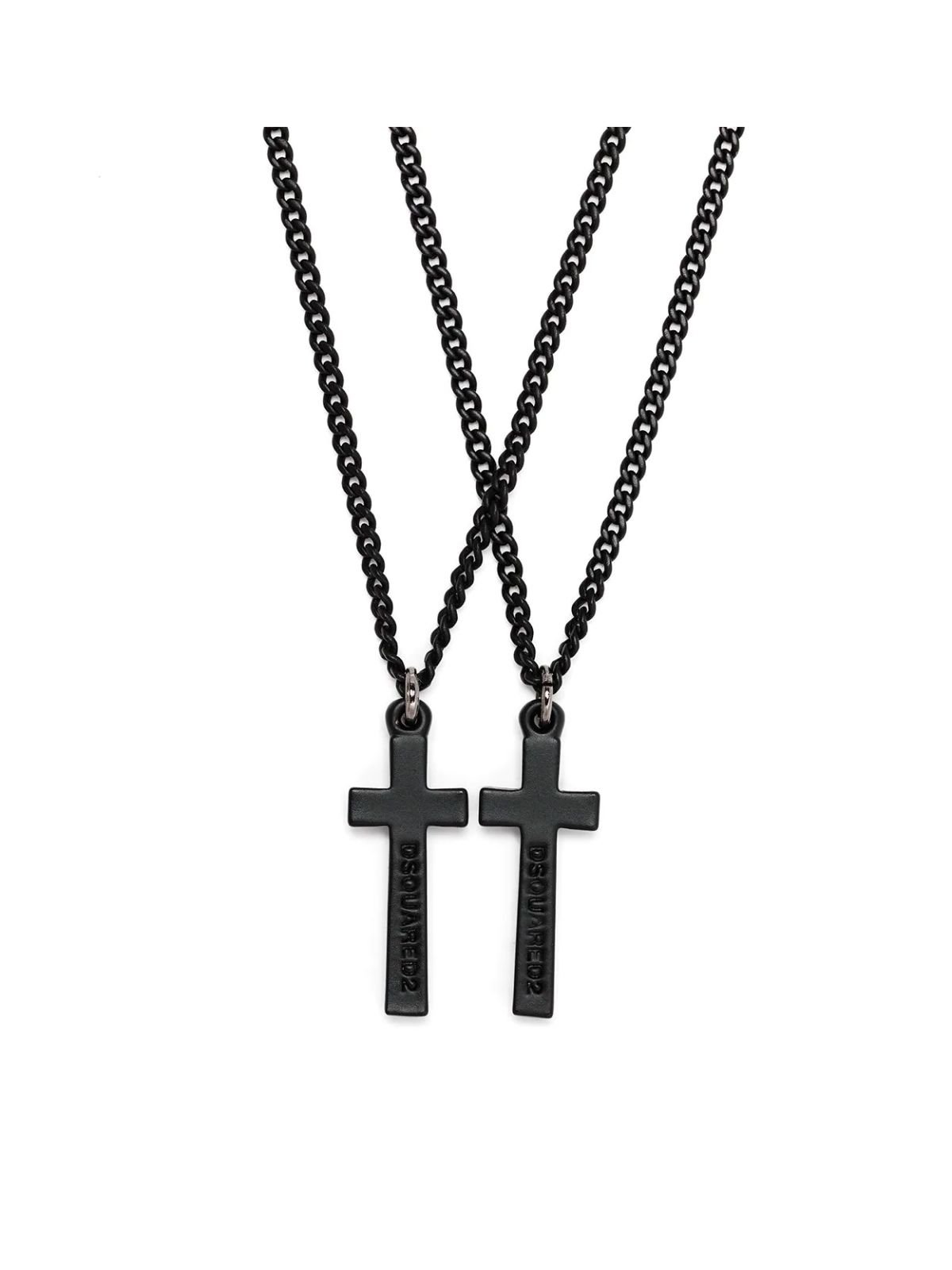 ディースクエアード　Dsquared2　ダブル　クロス　ネックレス Dsquared2 ダブル クロス ペンダント ネックレス – Cettire