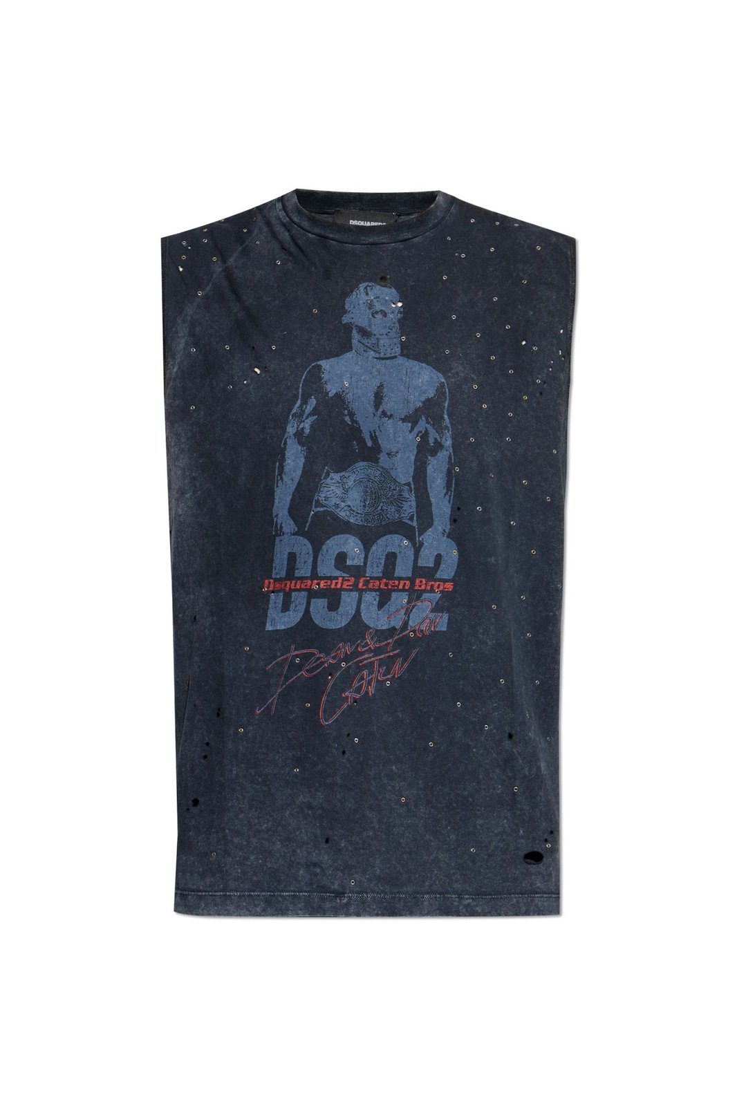 Dsquared2 Logo Printed Sleeveless T-Shirt