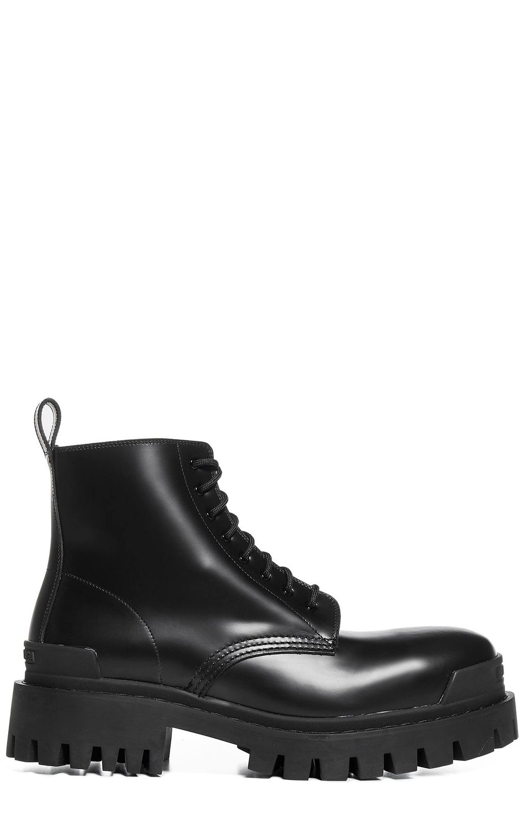 Shop Balenciaga Strike Lace-Up Boots on Sale at BeyondStyle