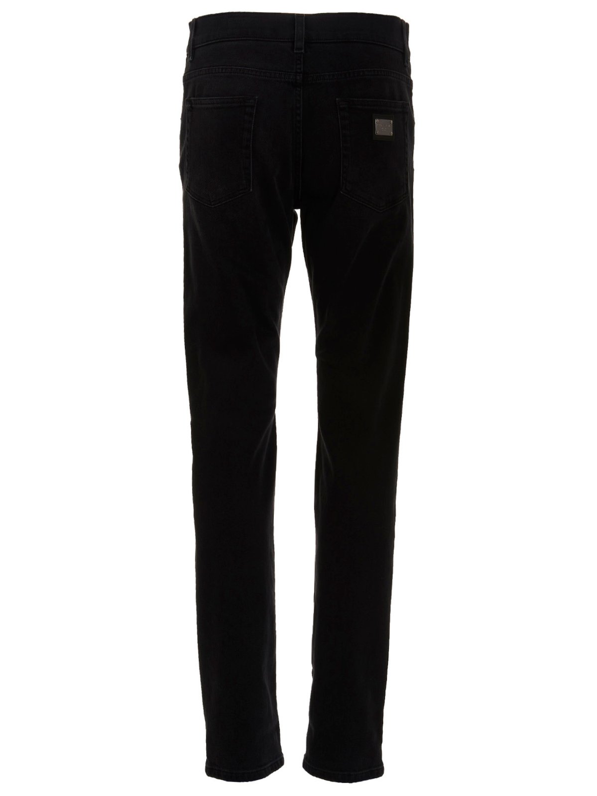 Dolce & Gabbana Logo Plaque Slim-Fit Jeans