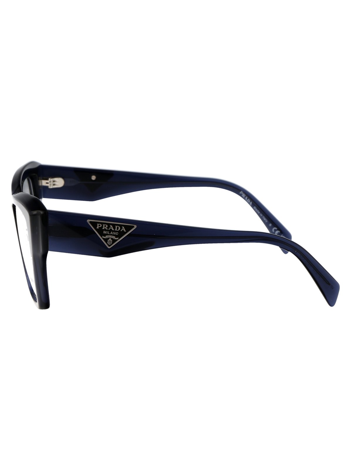 PRADA キャットアイクラス PR09ZV 08Q1O1 Prada PR 09ZV Eyeglasses 08Q1O1 Blue - eye-oo.com