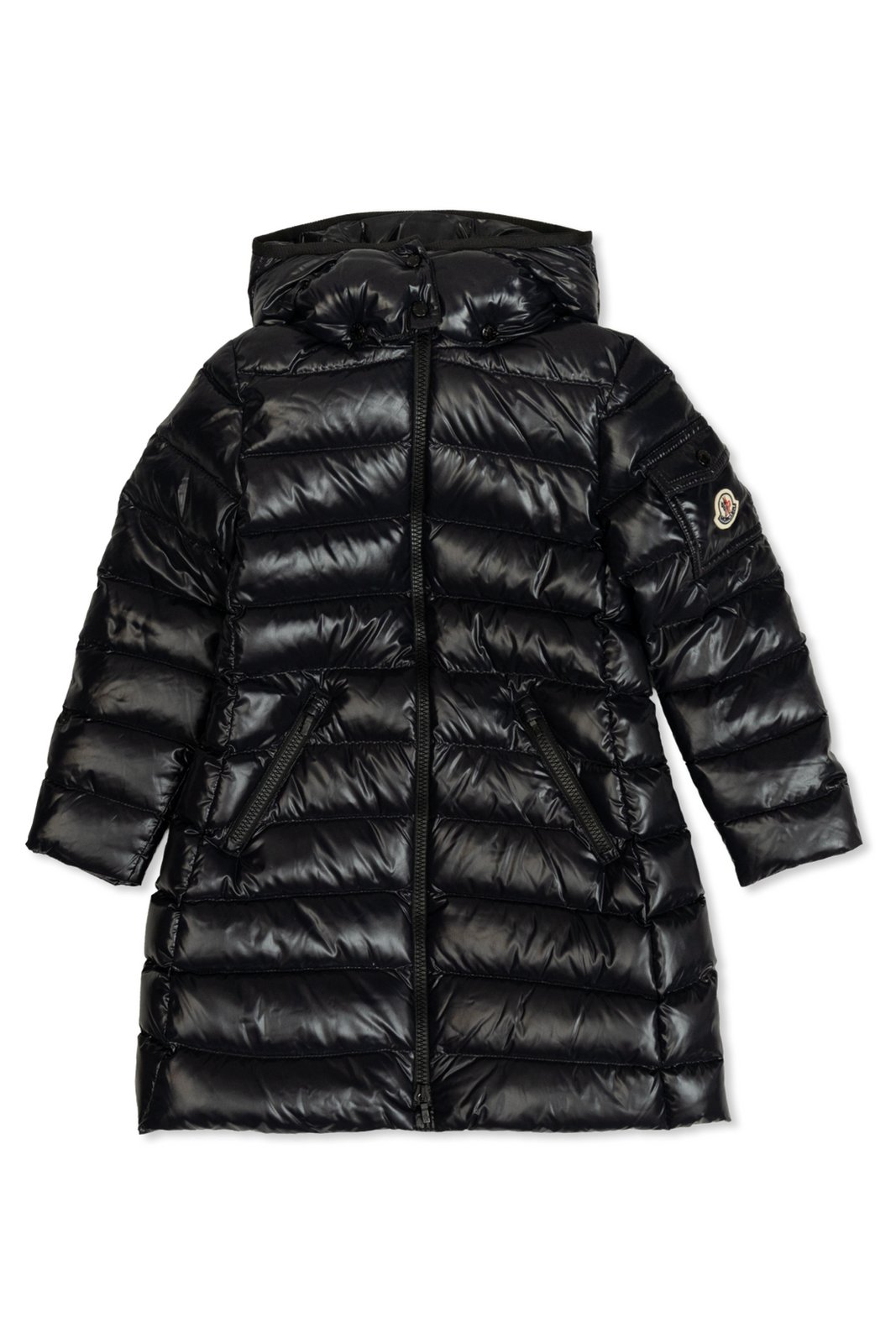 Moncler Enfant Moka Hooded Down Jacket
