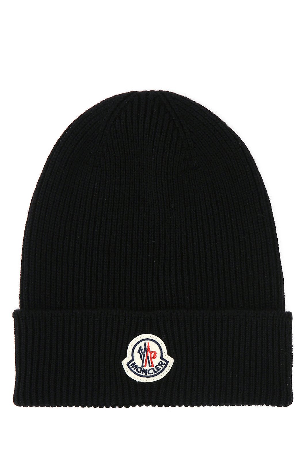 Moncler Logo Patch Knitted Beanie