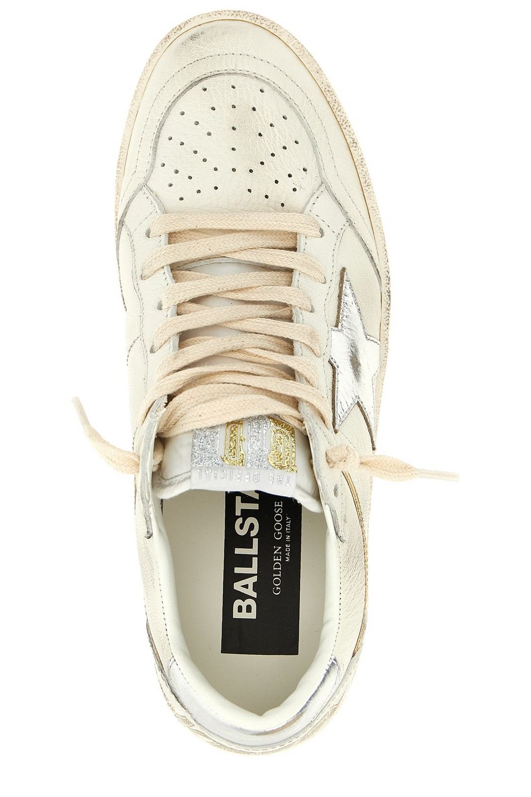 Golden Goose Deluxe Brand Ball Star Lace-Up Sneakers