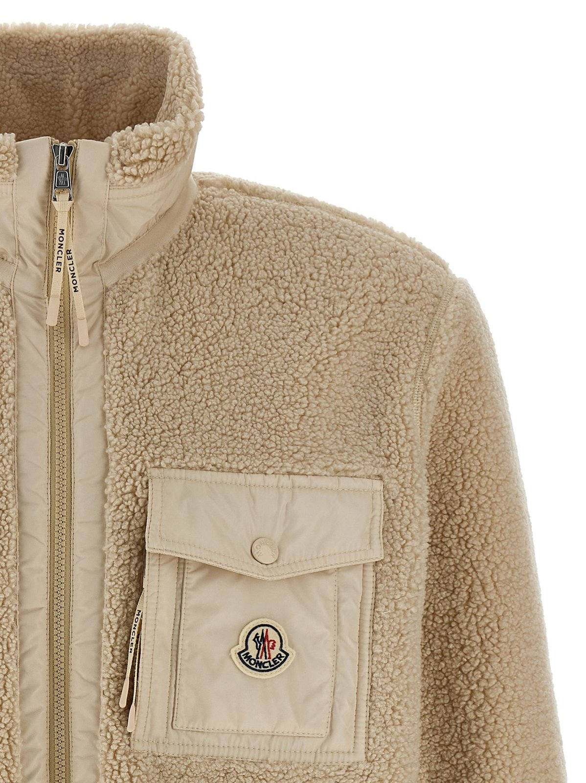 Moncler Teddy Zip-Up Sweatshirt