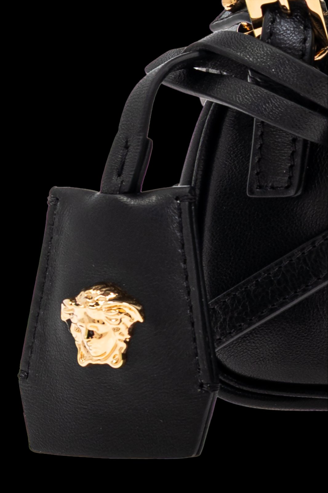 Versace Tag Bowling Zipped Mini Bag