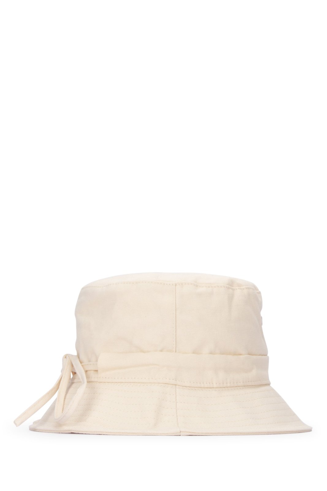 Jacquemus Logo Plaque Drawstring Bucket Hat