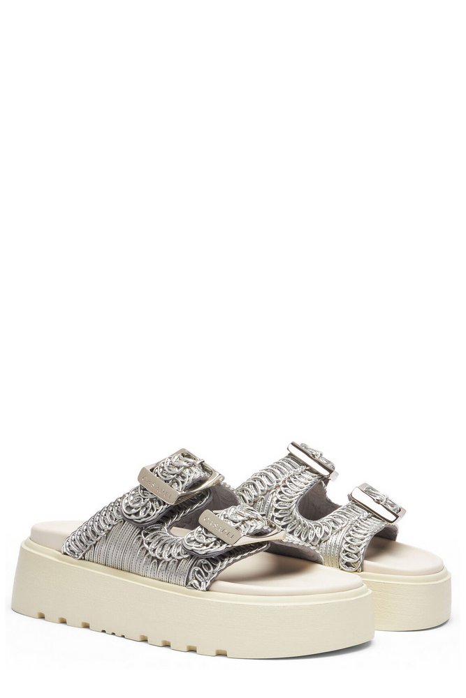 Casadei Birky Platform Slides – Cettire