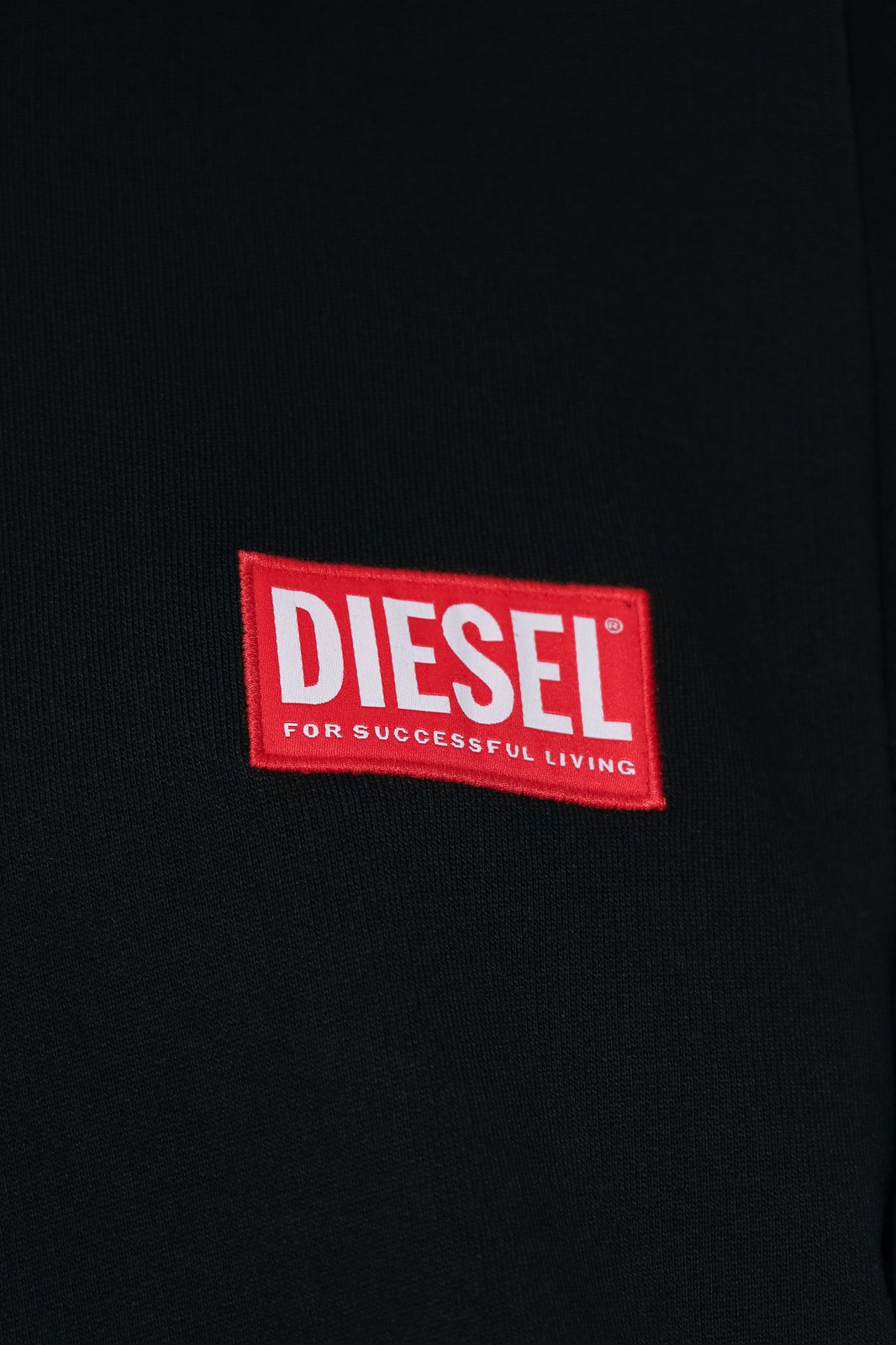 DIESEL>>D-Boxt-Hood-Lab ロゴパッチ フード付きミニドレス Diesel D-Boxt-Hood-Lab Logo Patch Hooded Mini Dress – Cettire