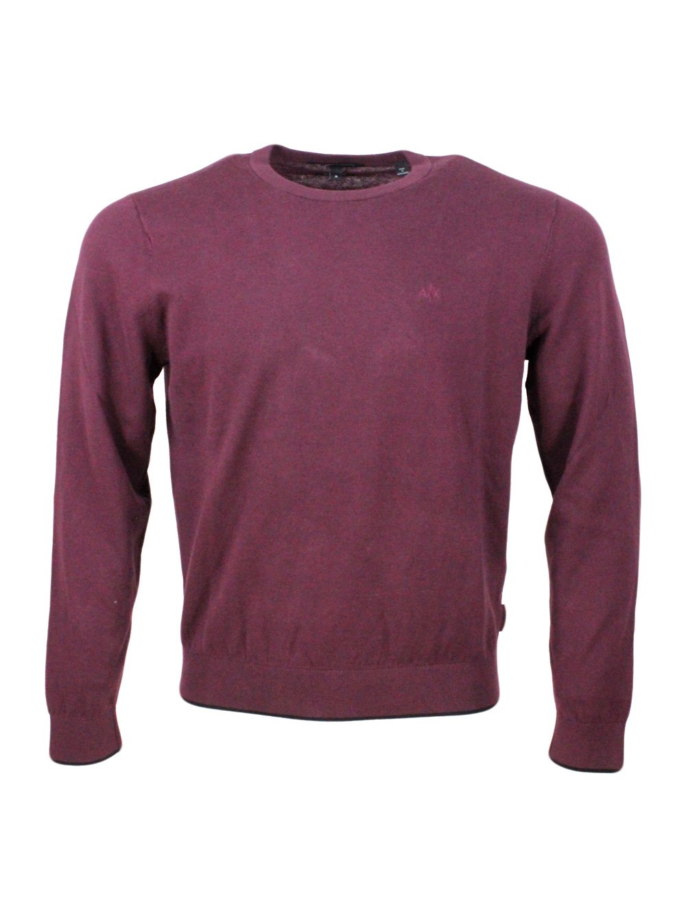 Armani Exchange Long-Sleeved Crewneck Knitted Jumper – Cettire