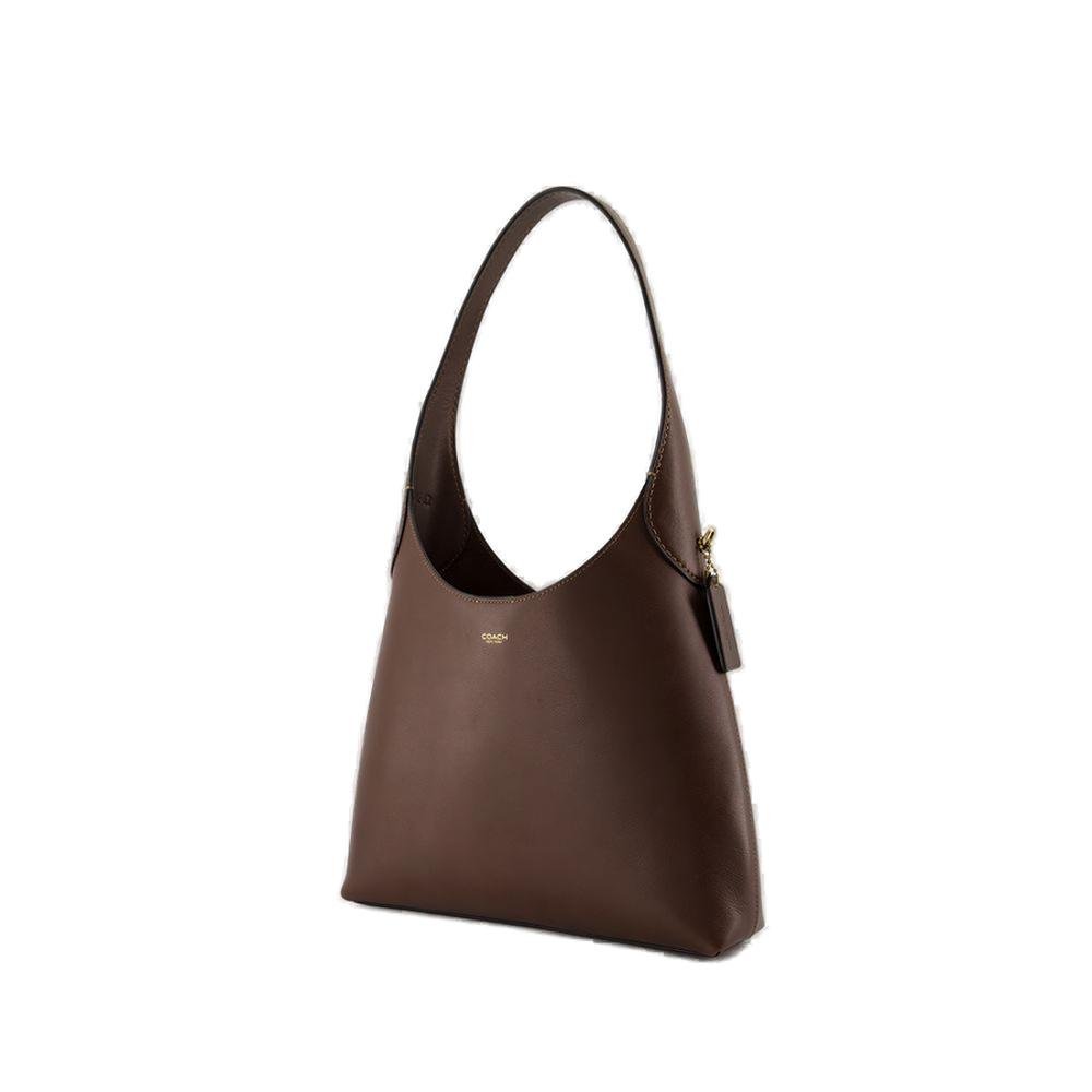 Coach Brooklyn 28 Logo Detailed Shoulder Bag