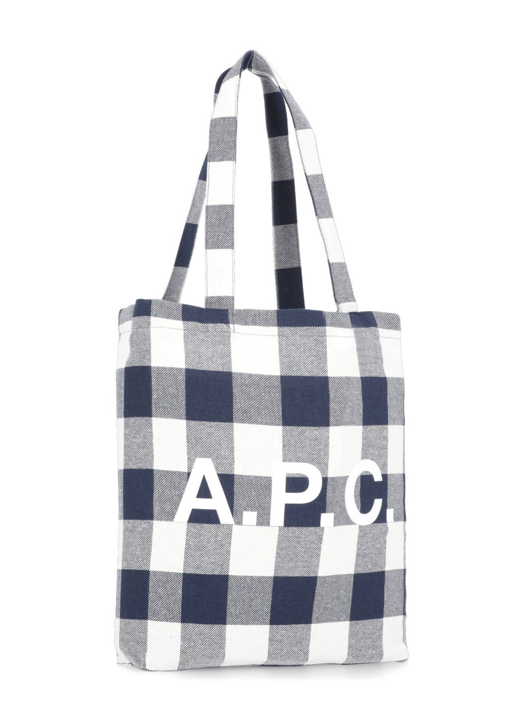 A.P.C. チェック柄トートバッグ