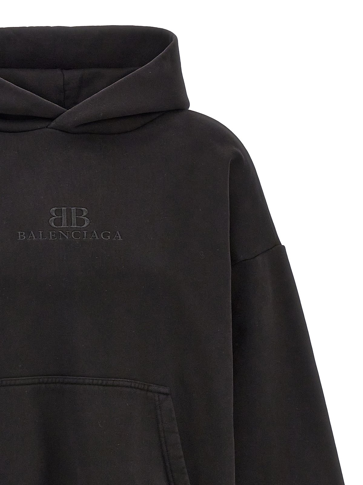 Balenciaga BB Logo Embossed Hoodie