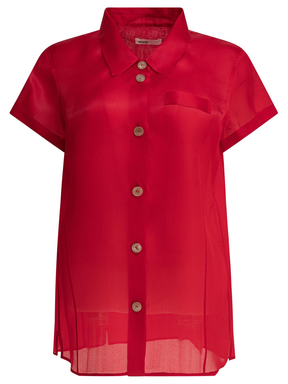 Khaite Keefe Button-Up Blouse
