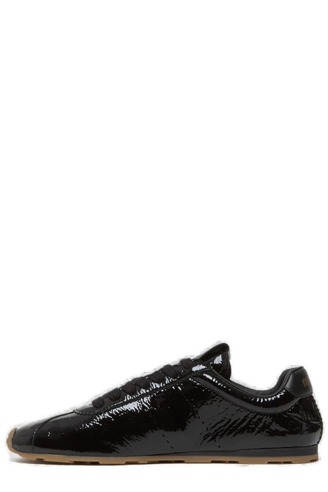 Miu Miu Logo-Printed Lace-Up Sneakers