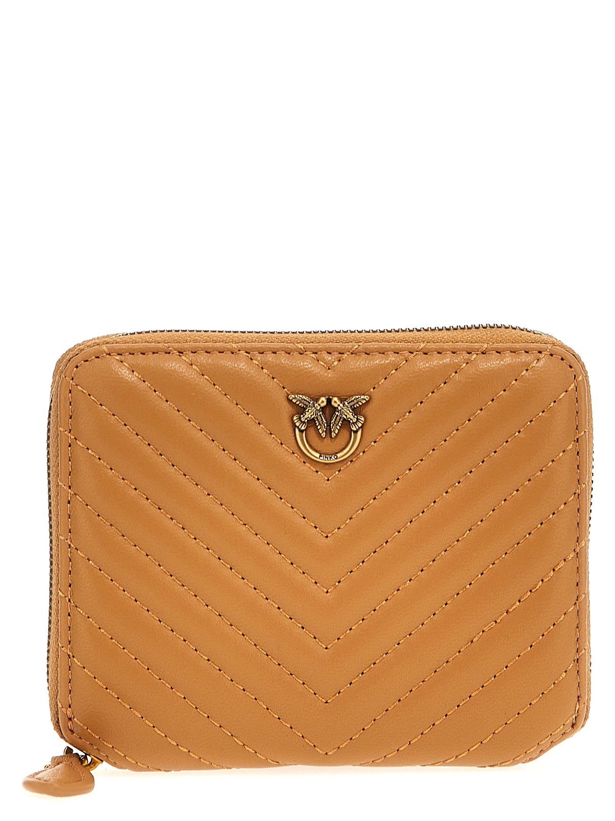折りたたみ財布 PINKO SS25 'Taylor' wallet (100249A0GK C83Q) Pinko Taylor Quilted Zip-Around Wallet – Cettire