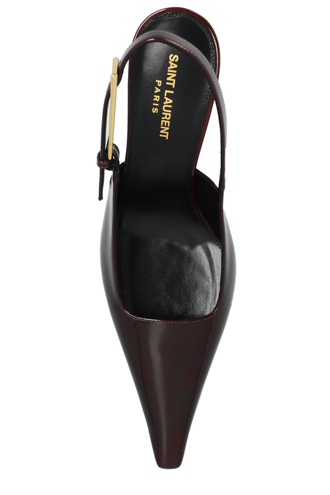 Saint Laurent Lee Slingback Pointed Toe Pumps