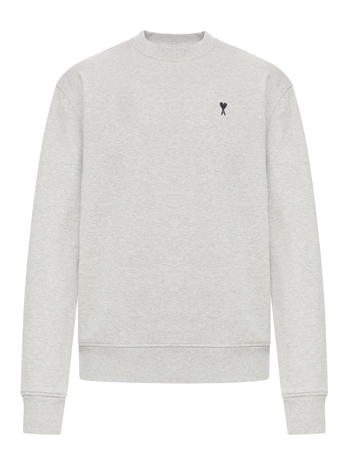 AMI Paris Logo Embroidered Crewneck Sweatshirt